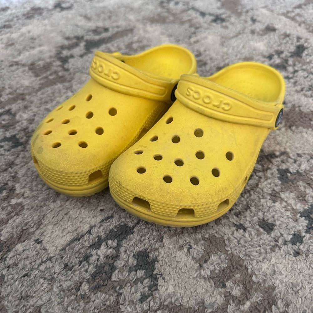 CROCS Kids Yellow Water Shoes